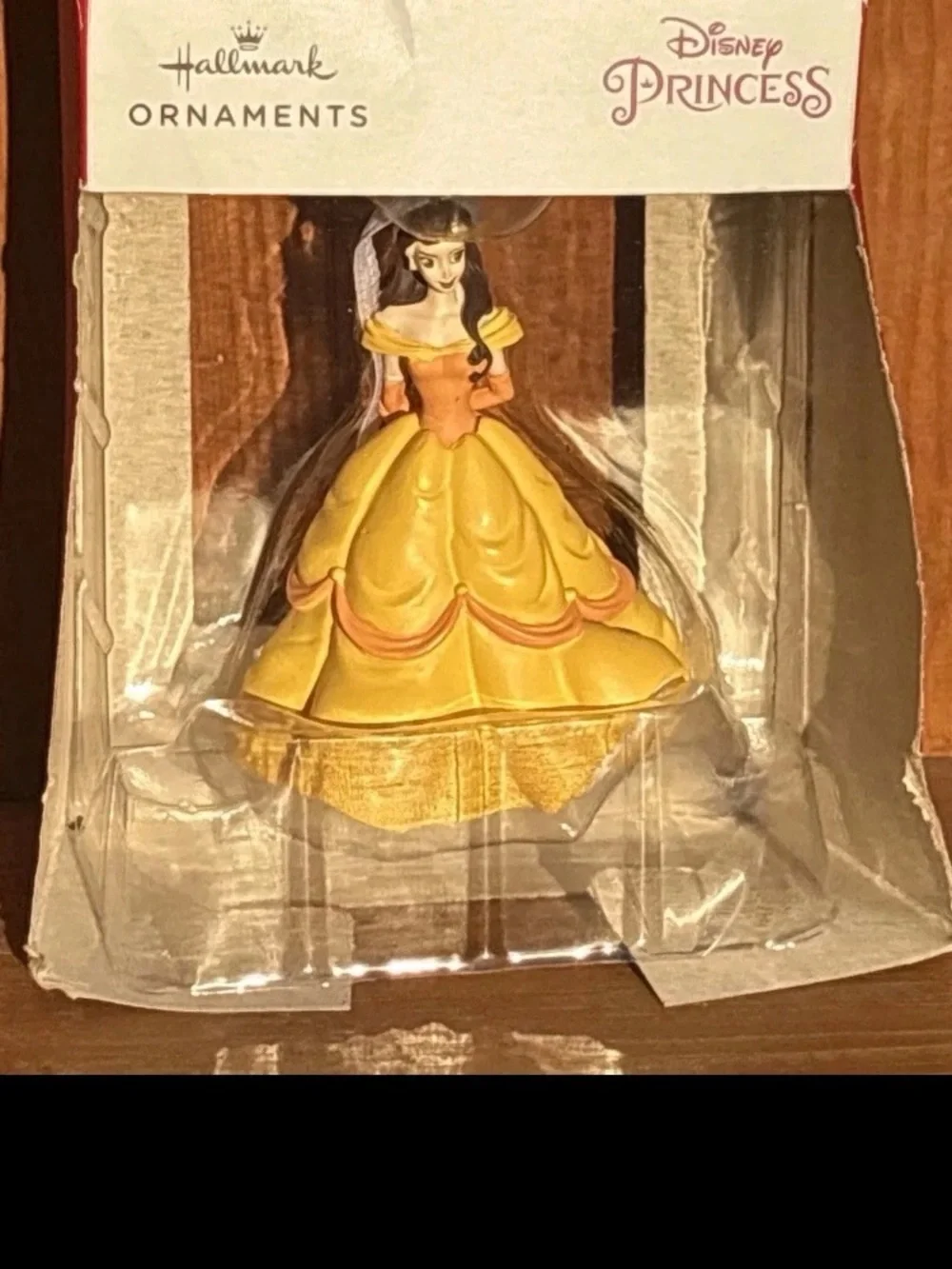 Hallmark Disney Princess Belle Yellow and Gold Cake Topper